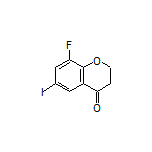 8-Fluoro-6-iodochroman-4-one