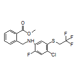 Methyl 2-[[[4-Chloro-2-fluoro-5-[(2,2,2-trifluoroethyl)thio]phenyl]amino]methyl]benzoate