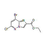 Ethyl 8-Bromo-6-chloroimidazo[1,2-b]pyridazine-2-carboxylate