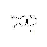 7-Bromo-6-iodochroman-4-one