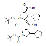 trans-1-Boc-4-cyclopentylpyrrolidine-3-carboxylic Acid