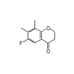 6-Fluoro-7,8-dimethylchroman-4-one