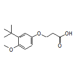 3-[3-(tert-Butyl)-4-methoxyphenoxy]propanoic Acid