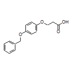 3-[4-(Benzyloxy)phenoxy]propanoic Acid