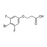 3-(4-Bromo-3,5-difluorophenoxy)propanoic Acid