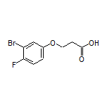 3-(3-Bromo-4-fluorophenoxy)propanoic Acid