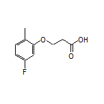 3-(5-Fluoro-2-methylphenoxy)propanoic Acid