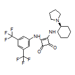 3-[[3,5-Bis(trifluoromethyl)phenyl]amino]-4-[[(1S,2S)-2-(pyrrolidin-1-yl)cyclohexyl]amino]cyclobut-3-ene-1,2-dione