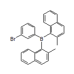 (3-Bromophenyl)bis(2-methyl-1-naphthyl)borane