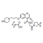 (S)-N-[2-(2-Cyano-4,4-difluoro-1-pyrrolidinyl)-2-oxoethyl]-6-[3-(1-piperazinyl)propoxy]quinoline-4-carboxamide Trifluoroacetate