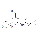 N-Boc-4-(methoxymethyl)-6-(3-methoxytetrahydrofuran-3-yl)pyridin-2-amine