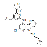 7-Chloro-N-[4-(methoxymethyl)-6-(3-methoxy-3-tetrahydrofuryl)-2-pyridyl]-5-[[2-(trimethylsilyl)ethoxy]methyl]-5H-pyrrolo[2,3-b:4,5-b’]dipyridin-9-amine