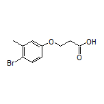 3-(4-Bromo-3-methylphenoxy)propanoic Acid