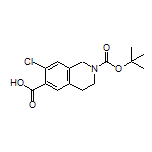 2-Boc-7-chloro-1,2,3,4-tetrahydroisoquinoline-6-carboxylic Acid