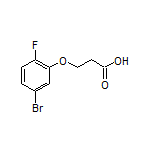 3-(5-Bromo-2-fluorophenoxy)propanoic Acid