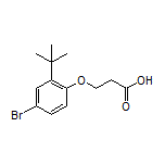 3-[4-Bromo-2-(tert-butyl)phenoxy]propanoic Acid