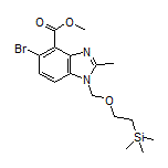 Methyl 5-Bromo-2-methyl-1-[[2-(trimethylsilyl)ethoxy]methyl]benzimidazole-4-carboxylate