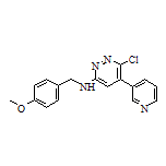 6-Chloro-N-(4-methoxybenzyl)-5-(3-pyridyl)pyridazin-3-amine