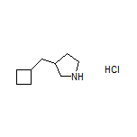 3-(Cyclobutylmethyl)pyrrolidine Hydrochloride