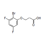 3-(2-Bromo-3,5-difluorophenoxy)propanoic Acid