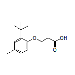 3-[2-(tert-Butyl)-4-methylphenoxy]propanoic Acid