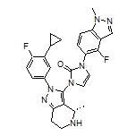 (S)-1-[2-(3-Cyclopropyl-4-fluorophenyl)-4-methyl-4,5,6,7-tetrahydro-2H-pyrazolo[4,3-c]pyridin-3-yl]-3-(4-fluoro-1-methyl-5-indazolyl)-1H-imidazol-2(3H)-one