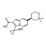 (S)-3-(1-Cyanocyclopropyl)-7-(2,2-dimethyltetrahydro-2H-pyran-4-yl)indolizine-2-carboxylic Acid