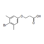 3-(4-Bromo-3,5-dimethylphenoxy)propanoic Acid