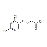 3-(4-Bromo-2-chlorophenoxy)propanoic Acid