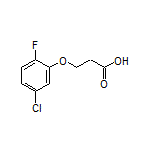 3-(5-Chloro-2-fluorophenoxy)propanoic Acid