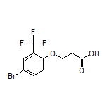 3-[4-Bromo-2-(trifluoromethyl)phenoxy]propanoic Acid