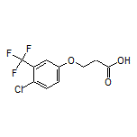 3-[4-Chloro-3-(trifluoromethyl)phenoxy]propanoic Acid