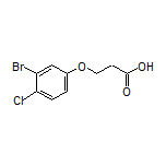 3-(3-Bromo-4-chlorophenoxy)propanoic Acid