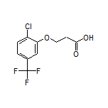 3-[2-Chloro-5-(trifluoromethyl)phenoxy]propanoic Acid