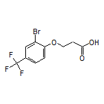 3-[2-Bromo-4-(trifluoromethyl)phenoxy]propanoic Acid