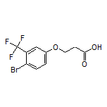 3-[4-Bromo-3-(trifluoromethyl)phenoxy]propanoic Acid