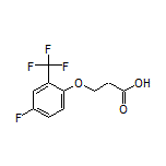 3-[4-Fluoro-2-(trifluoromethyl)phenoxy]propanoic Acid