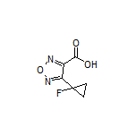 4-(1-Fluorocyclopropyl)-1,2,5-oxadiazole-3-carboxylic Acid