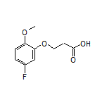 3-(5-Fluoro-2-methoxyphenoxy)propanoic Acid