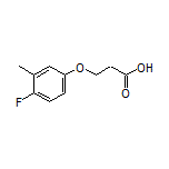 3-(4-Fluoro-3-methylphenoxy)propanoic Acid