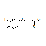 3-(3-Fluoro-4-methylphenoxy)propanoic Acid