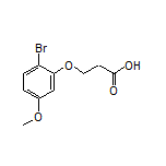 3-(2-Bromo-5-methoxyphenoxy)propanoic Acid