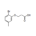 3-(2-Bromo-5-methylphenoxy)propanoic Acid