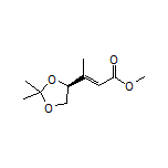 Methyl (S,E)-3-(2,2-Dimethyl-1,3-dioxolan-4-yl)-2-butenoate