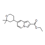 Ethyl 7-(2,2-Dimethyltetrahydro-2H-pyran-4-yl)indolizine-2-carboxylate