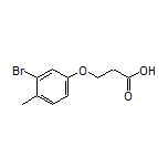 3-(3-Bromo-4-methylphenoxy)propanoic Acid