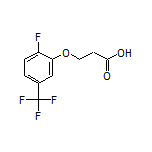 3-[2-Fluoro-5-(trifluoromethyl)phenoxy]propanoic Acid