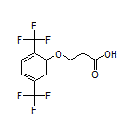 3-[2,5-Bis(trifluoromethyl)phenoxy]propanoic Acid