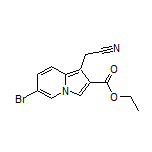 Ethyl 6-Bromo-1-(cyanomethyl)indolizine-2-carboxylate