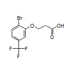 3-[2-Bromo-5-(trifluoromethyl)phenoxy]propanoic Acid